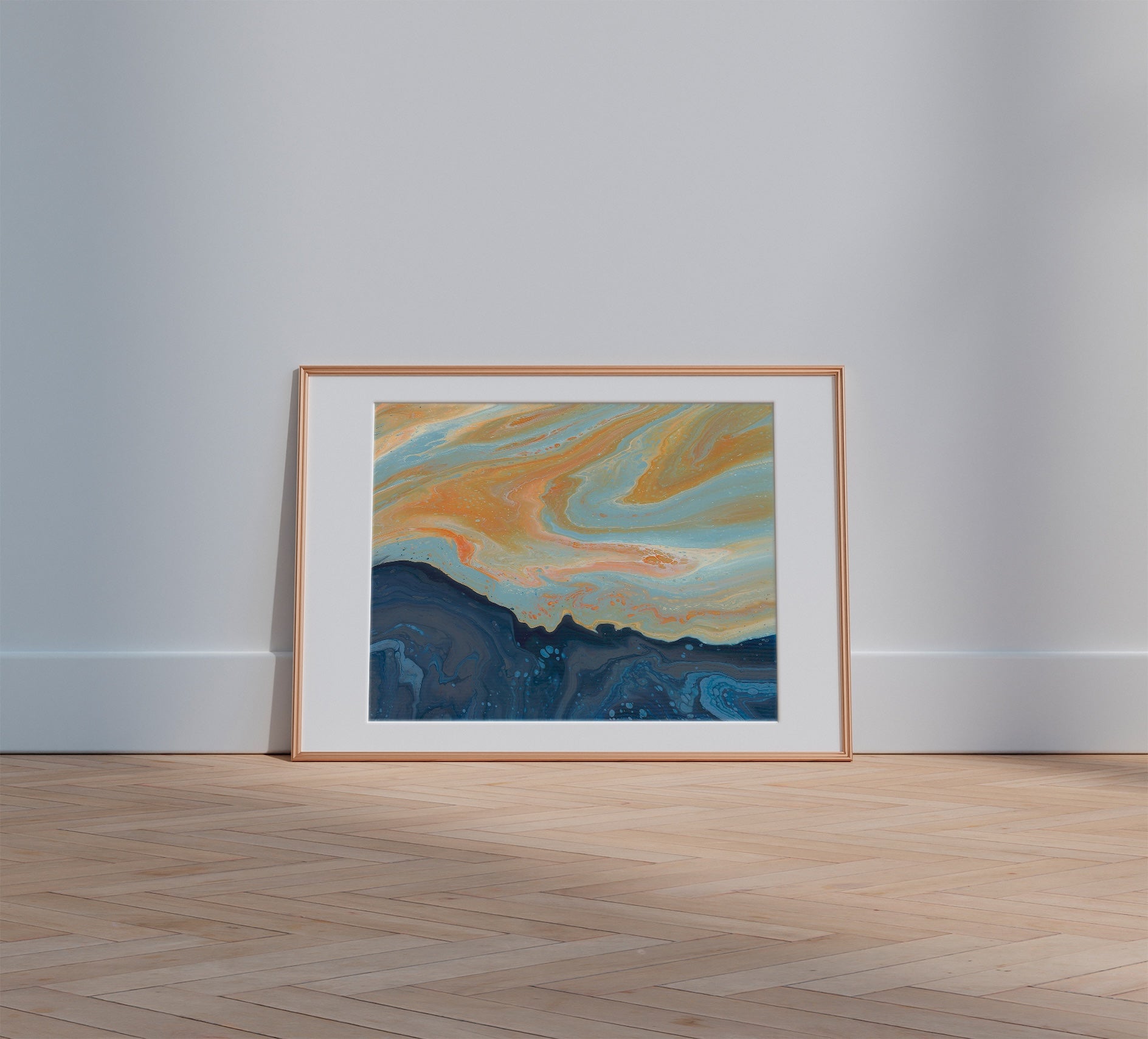 Calming Paintings | Calming Art | Organic Modern Wall Art | Cool Paintings | Swirl Art