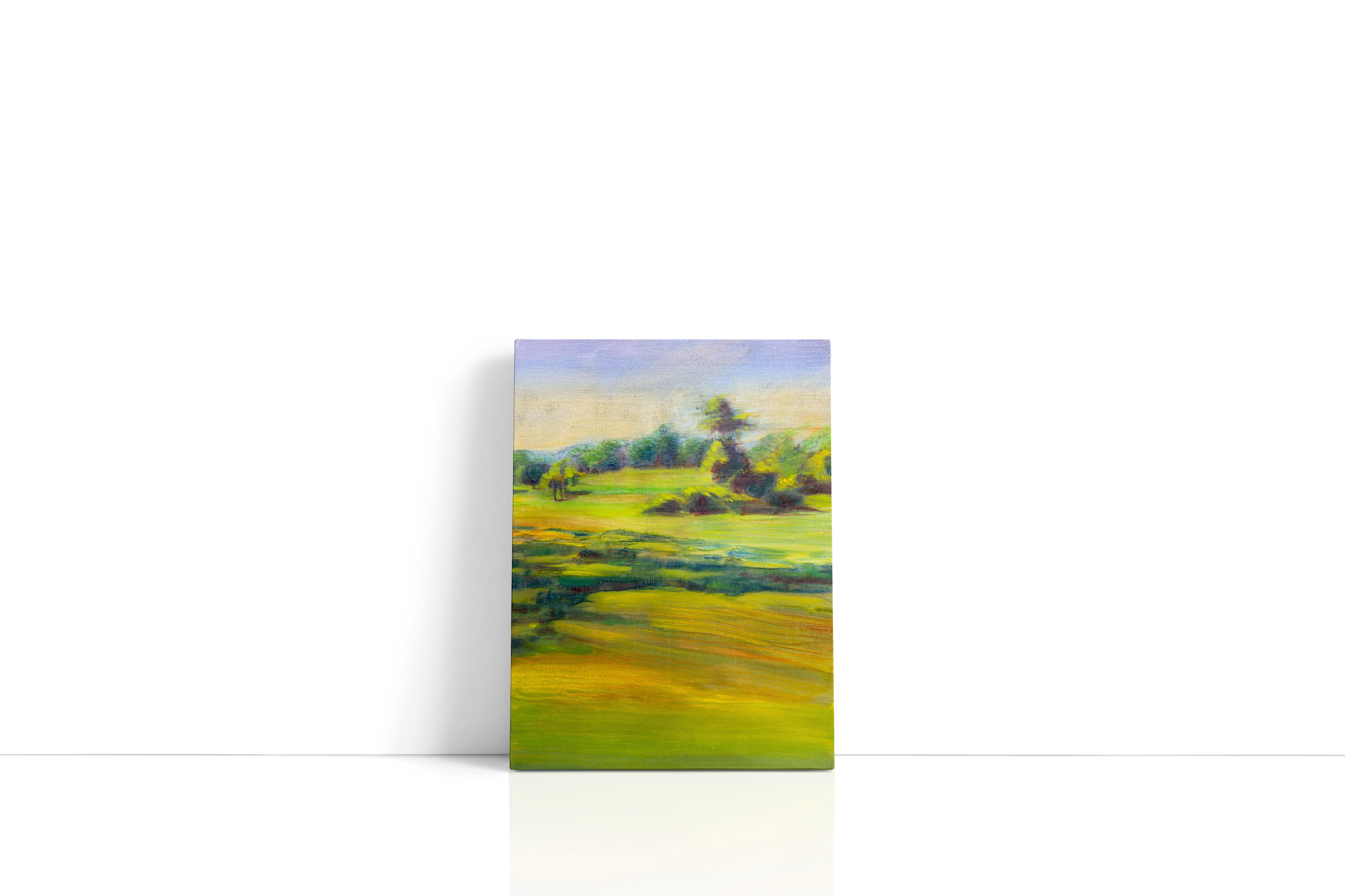 Ethereal Fields on Canvas