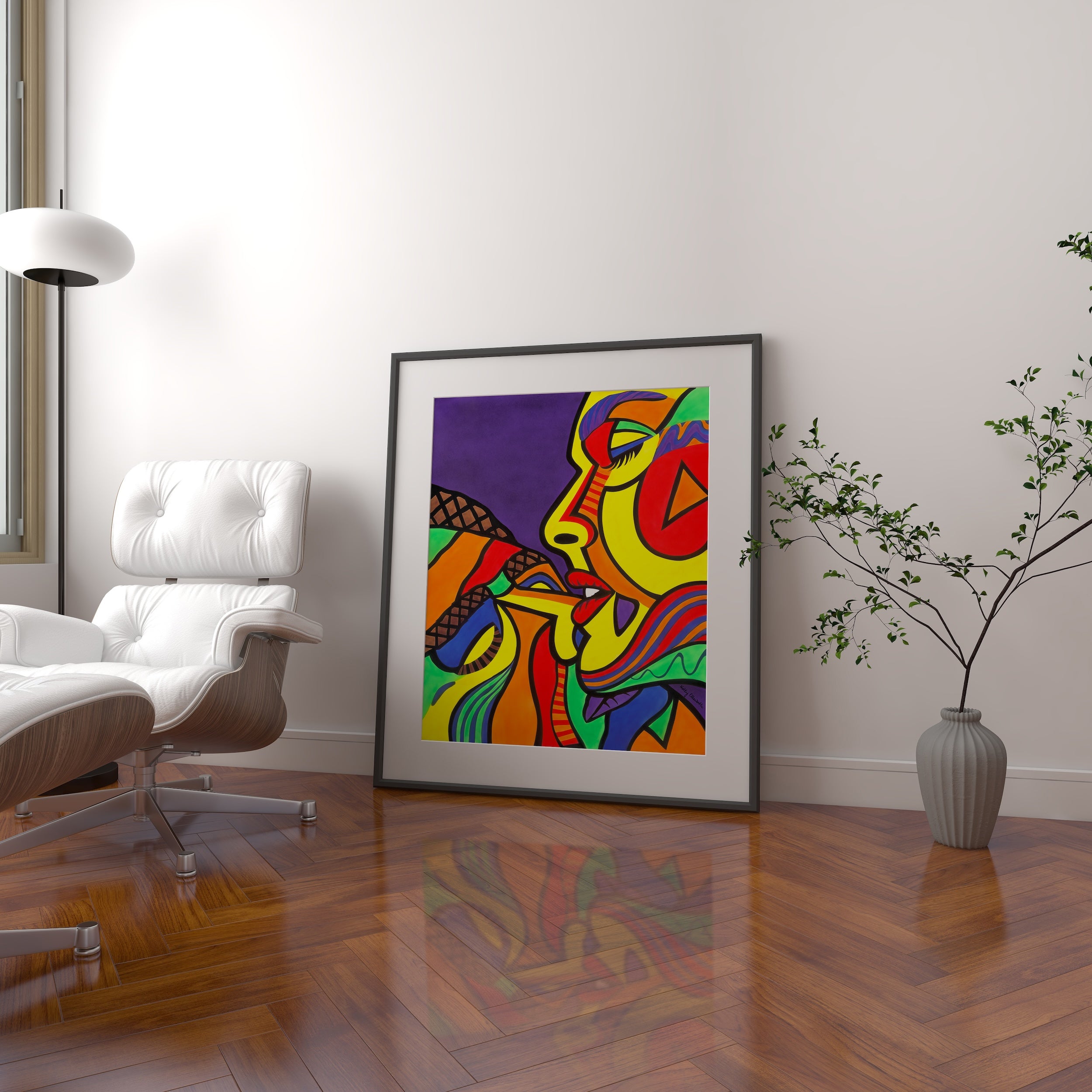 Flame Art Painting